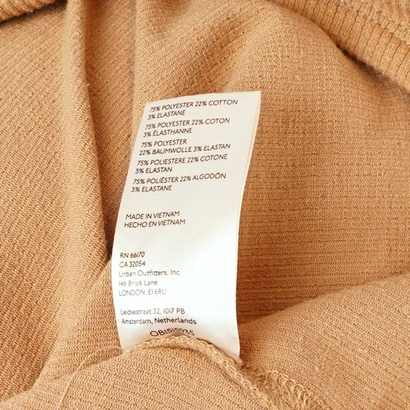 Free People Addie Layering Top in Winter Wheat Long Sleeve One Shoulder - Small - Picture 5 of 6